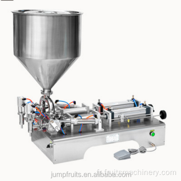 Machine de remplissage de liquide de confiture à pâte semi automatique